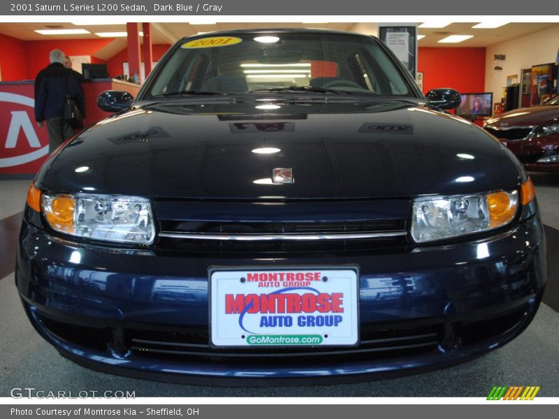 Dark Blue / Gray 2001 Saturn L Series L200 Sedan