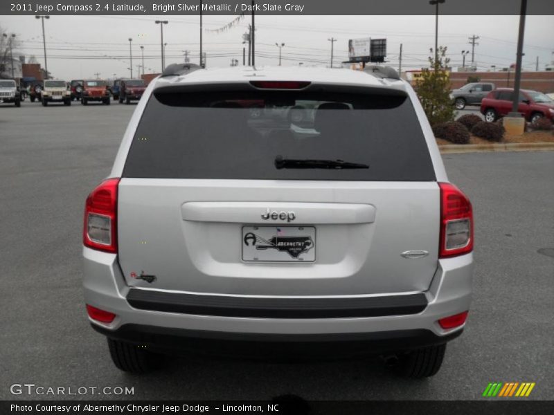 Bright Silver Metallic / Dark Slate Gray 2011 Jeep Compass 2.4 Latitude