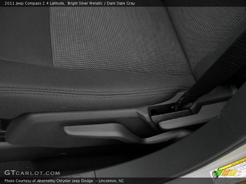 Bright Silver Metallic / Dark Slate Gray 2011 Jeep Compass 2.4 Latitude