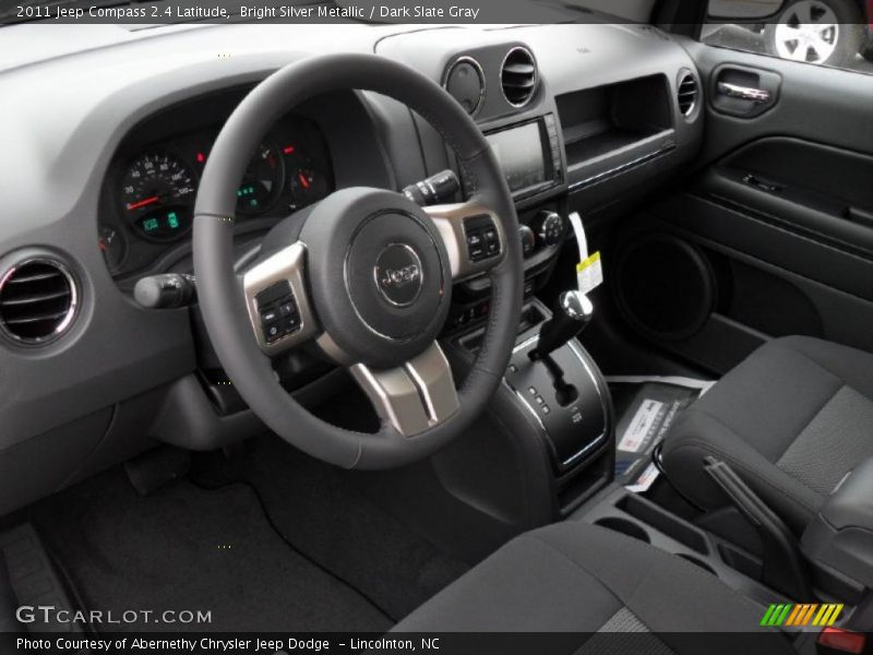 Dark Slate Gray Interior - 2011 Compass 2.4 Latitude 