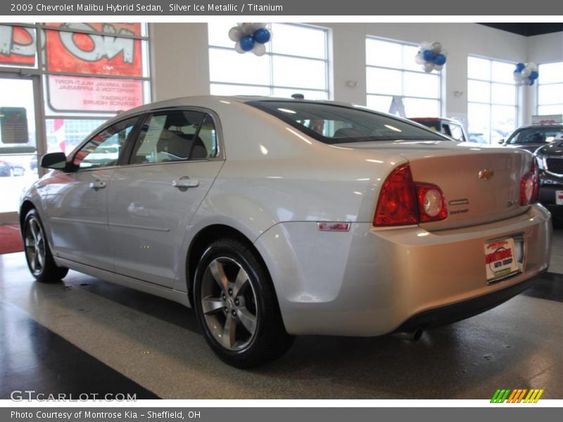 Silver Ice Metallic / Titanium 2009 Chevrolet Malibu Hybrid Sedan