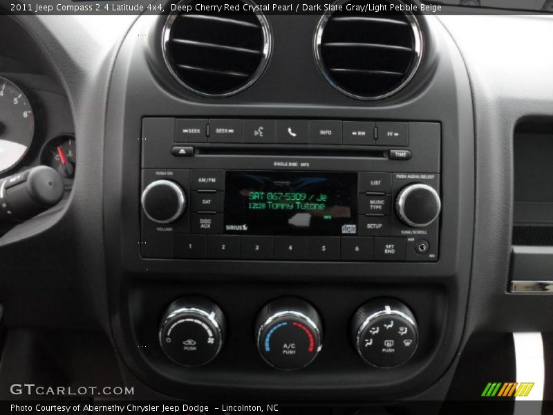 Deep Cherry Red Crystal Pearl / Dark Slate Gray/Light Pebble Beige 2011 Jeep Compass 2.4 Latitude 4x4