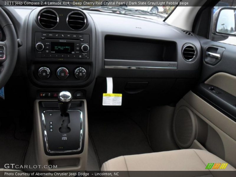 Deep Cherry Red Crystal Pearl / Dark Slate Gray/Light Pebble Beige 2011 Jeep Compass 2.4 Latitude 4x4