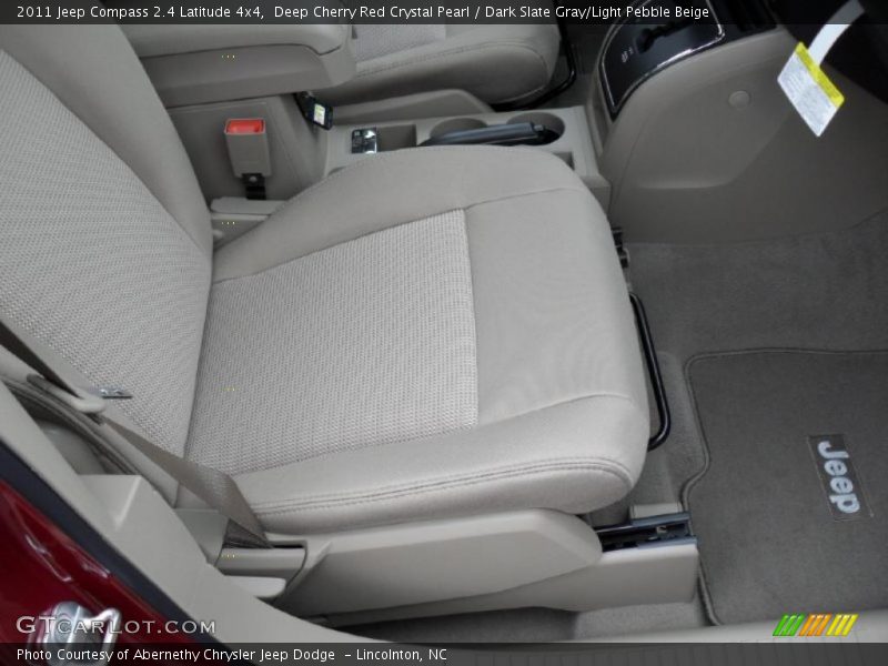 Deep Cherry Red Crystal Pearl / Dark Slate Gray/Light Pebble Beige 2011 Jeep Compass 2.4 Latitude 4x4