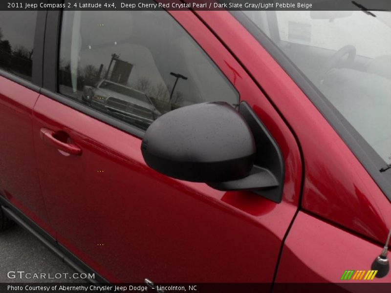 Deep Cherry Red Crystal Pearl / Dark Slate Gray/Light Pebble Beige 2011 Jeep Compass 2.4 Latitude 4x4