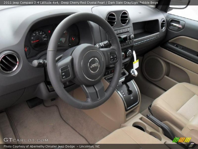 Dark Slate Gray/Light Pebble Beige Interior - 2011 Compass 2.4 Latitude 4x4 