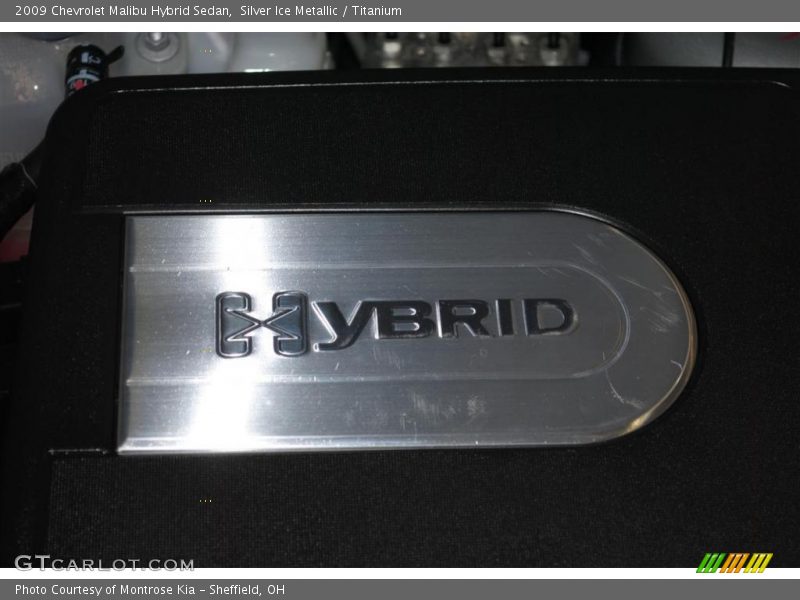 Silver Ice Metallic / Titanium 2009 Chevrolet Malibu Hybrid Sedan