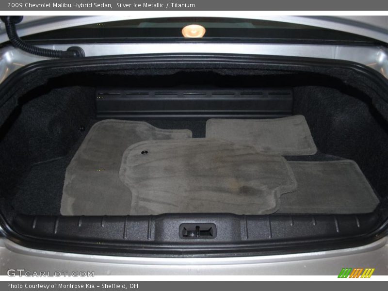 Silver Ice Metallic / Titanium 2009 Chevrolet Malibu Hybrid Sedan