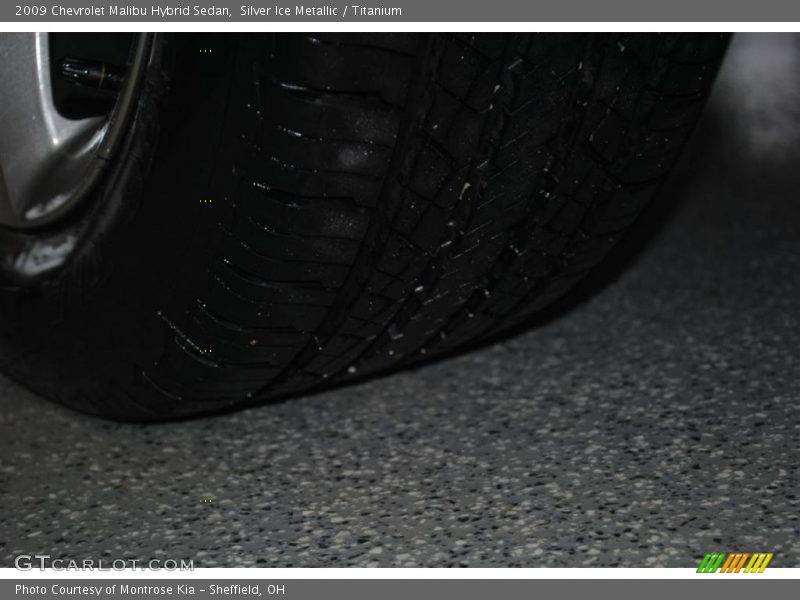 Silver Ice Metallic / Titanium 2009 Chevrolet Malibu Hybrid Sedan