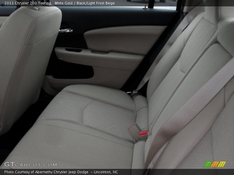 White Gold / Black/Light Frost Beige 2011 Chrysler 200 Touring