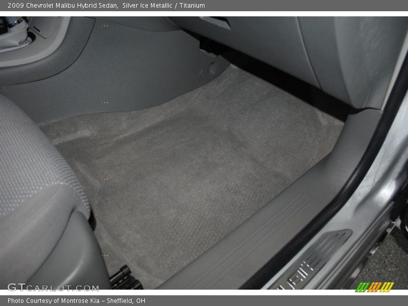 Silver Ice Metallic / Titanium 2009 Chevrolet Malibu Hybrid Sedan