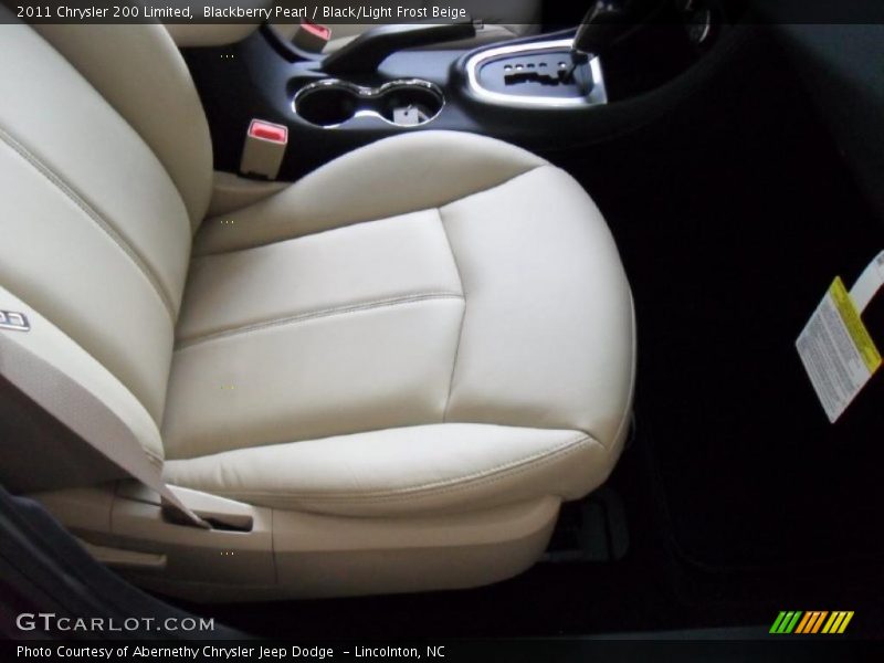 Blackberry Pearl / Black/Light Frost Beige 2011 Chrysler 200 Limited