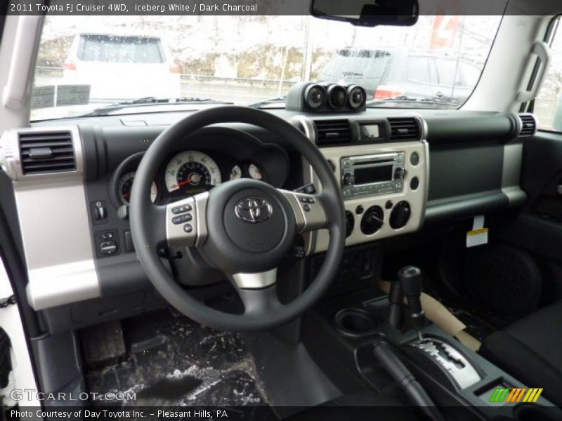 Iceberg White / Dark Charcoal 2011 Toyota FJ Cruiser 4WD
