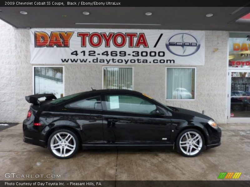 Black / Ebony/Ebony UltraLux 2009 Chevrolet Cobalt SS Coupe