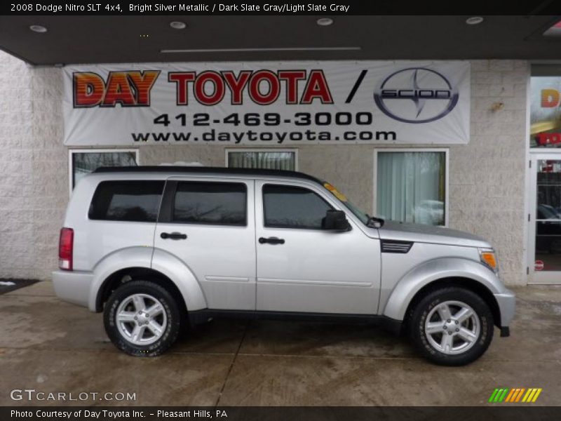 Bright Silver Metallic / Dark Slate Gray/Light Slate Gray 2008 Dodge Nitro SLT 4x4