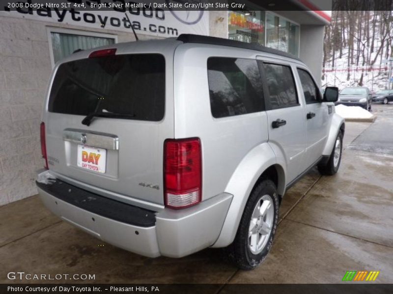 Bright Silver Metallic / Dark Slate Gray/Light Slate Gray 2008 Dodge Nitro SLT 4x4
