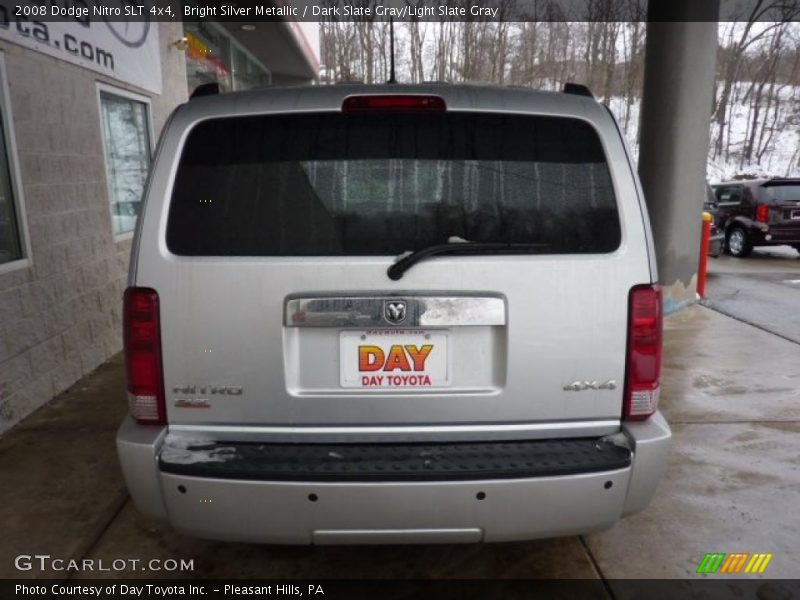 Bright Silver Metallic / Dark Slate Gray/Light Slate Gray 2008 Dodge Nitro SLT 4x4