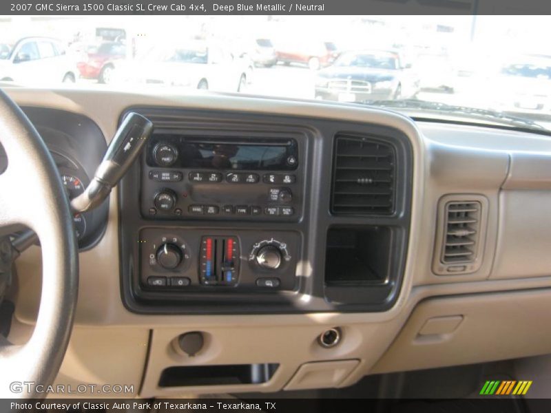 Deep Blue Metallic / Neutral 2007 GMC Sierra 1500 Classic SL Crew Cab 4x4