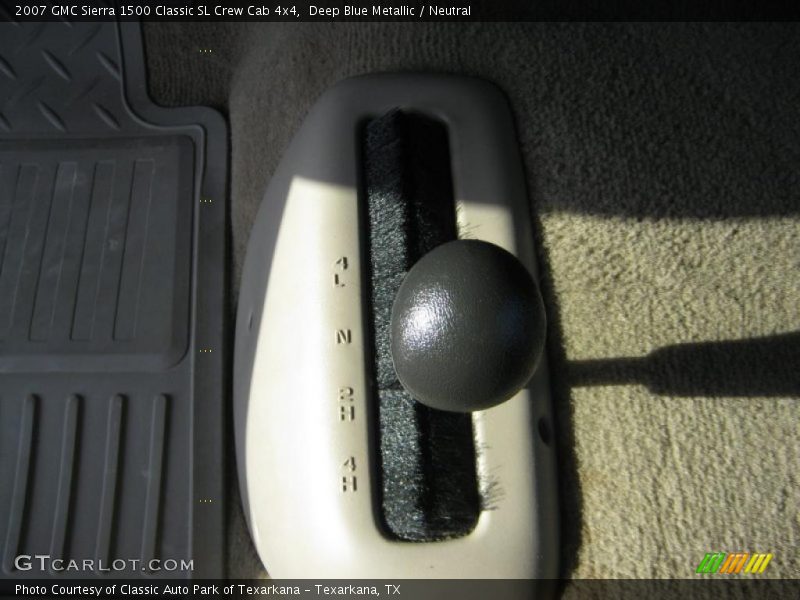 Deep Blue Metallic / Neutral 2007 GMC Sierra 1500 Classic SL Crew Cab 4x4