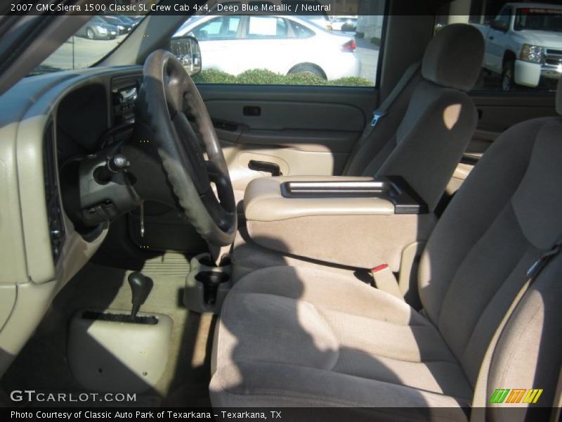 Deep Blue Metallic / Neutral 2007 GMC Sierra 1500 Classic SL Crew Cab 4x4