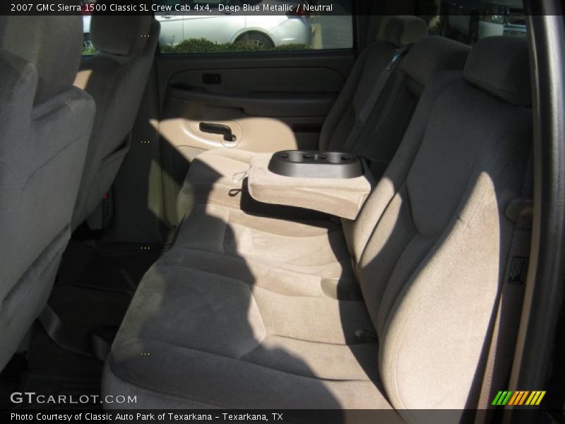 Deep Blue Metallic / Neutral 2007 GMC Sierra 1500 Classic SL Crew Cab 4x4