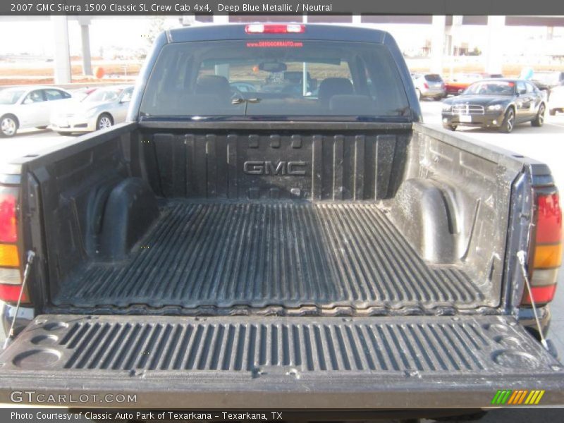 Deep Blue Metallic / Neutral 2007 GMC Sierra 1500 Classic SL Crew Cab 4x4