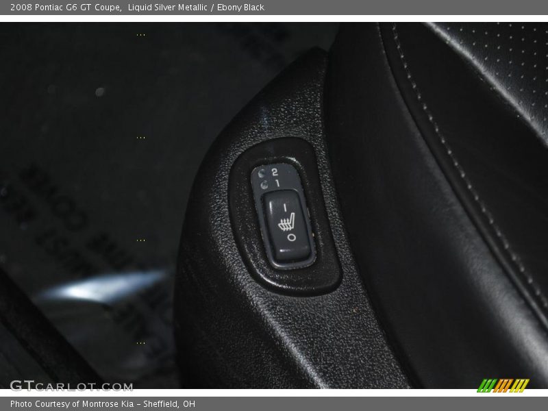 Liquid Silver Metallic / Ebony Black 2008 Pontiac G6 GT Coupe