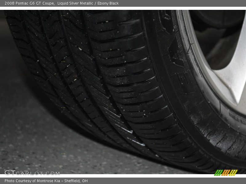 Liquid Silver Metallic / Ebony Black 2008 Pontiac G6 GT Coupe