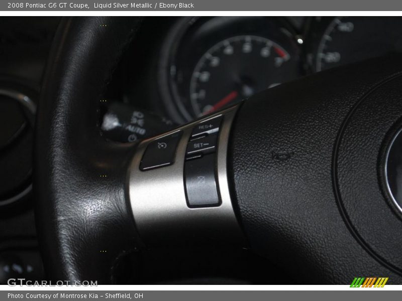 Liquid Silver Metallic / Ebony Black 2008 Pontiac G6 GT Coupe