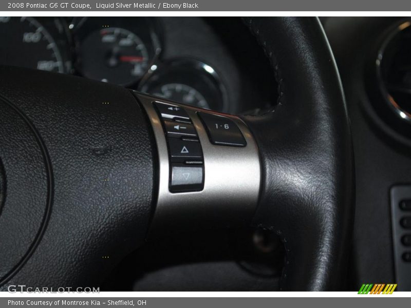 Liquid Silver Metallic / Ebony Black 2008 Pontiac G6 GT Coupe