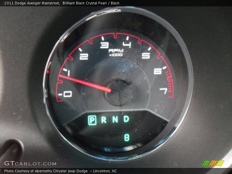 Brilliant Black Crystal Pearl / Black 2011 Dodge Avenger Mainstreet