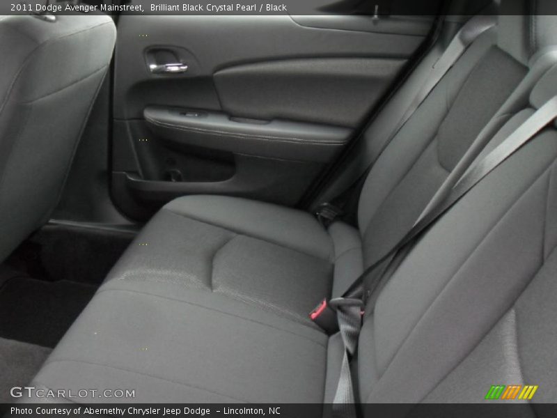 Brilliant Black Crystal Pearl / Black 2011 Dodge Avenger Mainstreet