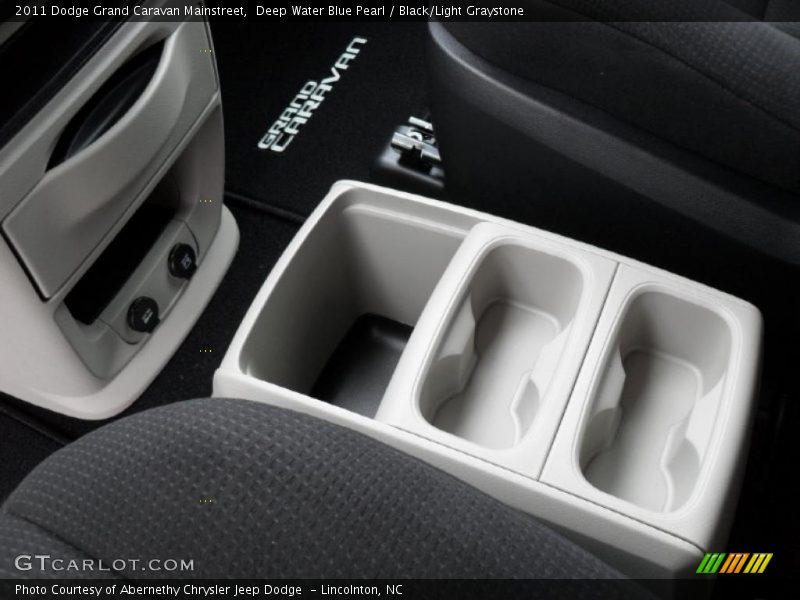 Deep Water Blue Pearl / Black/Light Graystone 2011 Dodge Grand Caravan Mainstreet