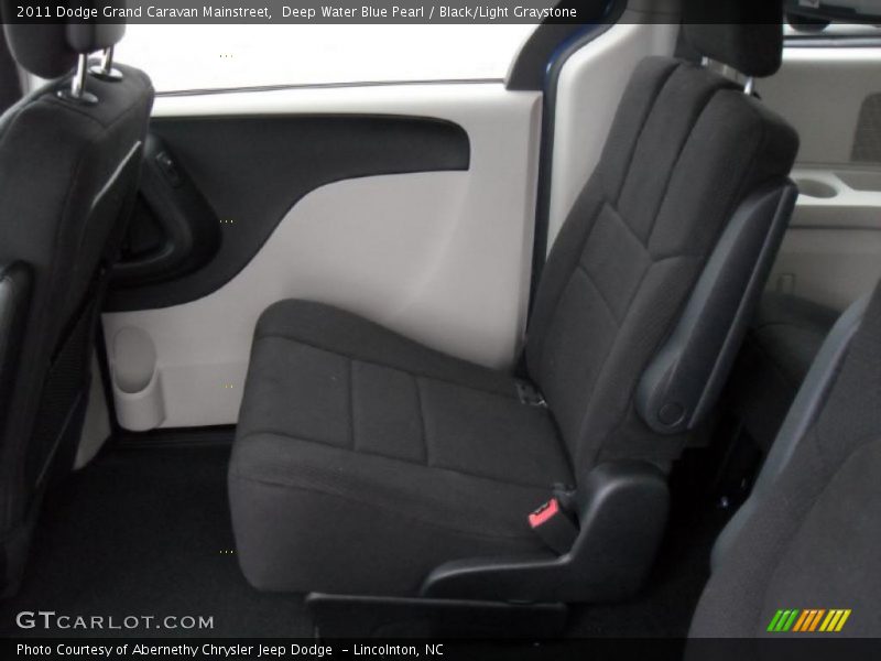 Deep Water Blue Pearl / Black/Light Graystone 2011 Dodge Grand Caravan Mainstreet