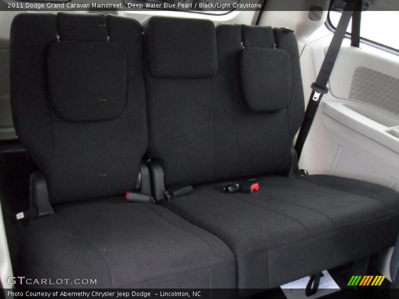 Deep Water Blue Pearl / Black/Light Graystone 2011 Dodge Grand Caravan Mainstreet