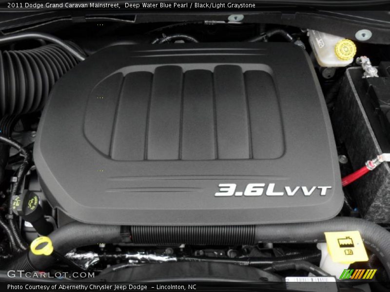 Deep Water Blue Pearl / Black/Light Graystone 2011 Dodge Grand Caravan Mainstreet
