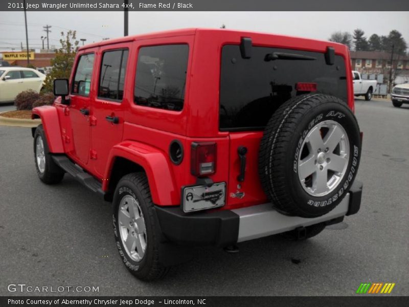  2011 Wrangler Unlimited Sahara 4x4 Flame Red