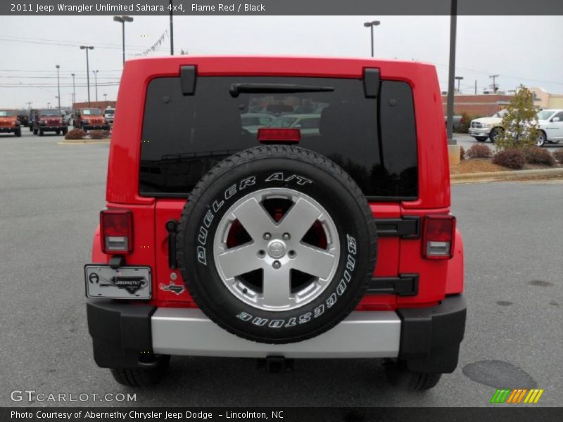  2011 Wrangler Unlimited Sahara 4x4 Flame Red