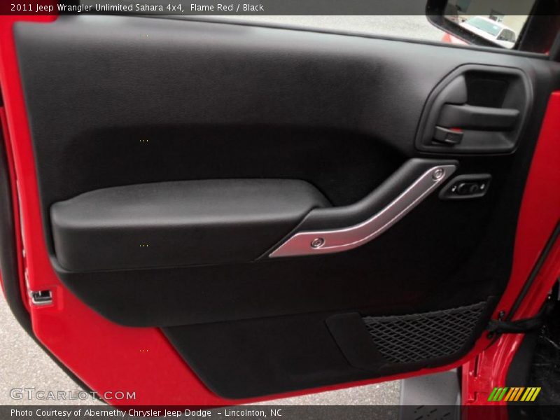 Flame Red / Black 2011 Jeep Wrangler Unlimited Sahara 4x4