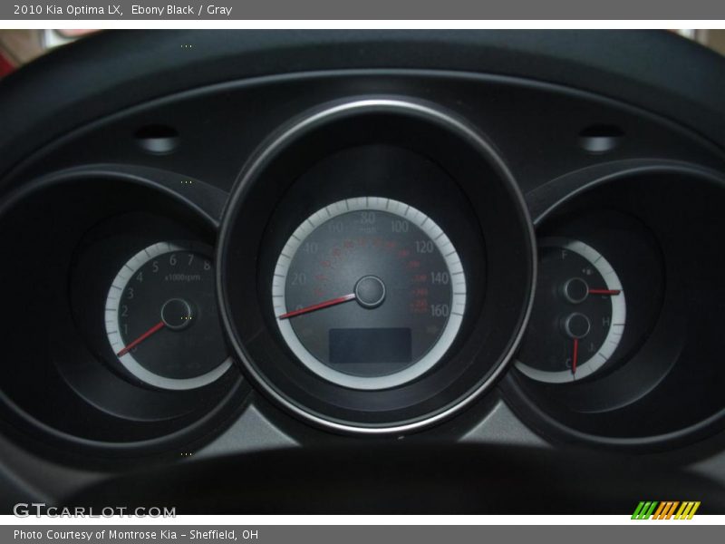Ebony Black / Gray 2010 Kia Optima LX