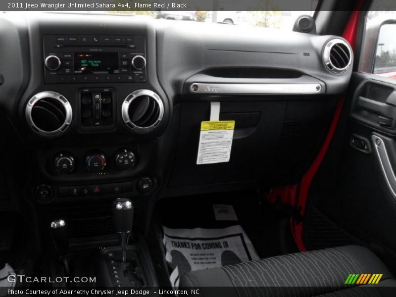 Flame Red / Black 2011 Jeep Wrangler Unlimited Sahara 4x4