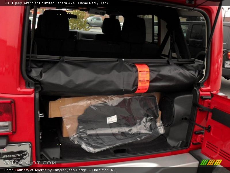  2011 Wrangler Unlimited Sahara 4x4 Trunk