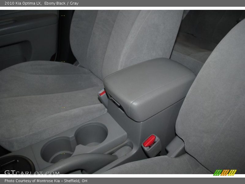 Ebony Black / Gray 2010 Kia Optima LX