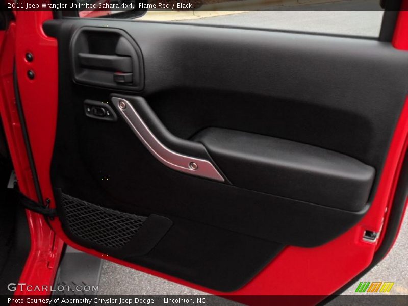 Flame Red / Black 2011 Jeep Wrangler Unlimited Sahara 4x4