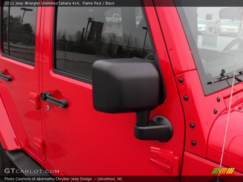 Flame Red / Black 2011 Jeep Wrangler Unlimited Sahara 4x4