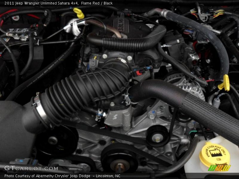 Flame Red / Black 2011 Jeep Wrangler Unlimited Sahara 4x4