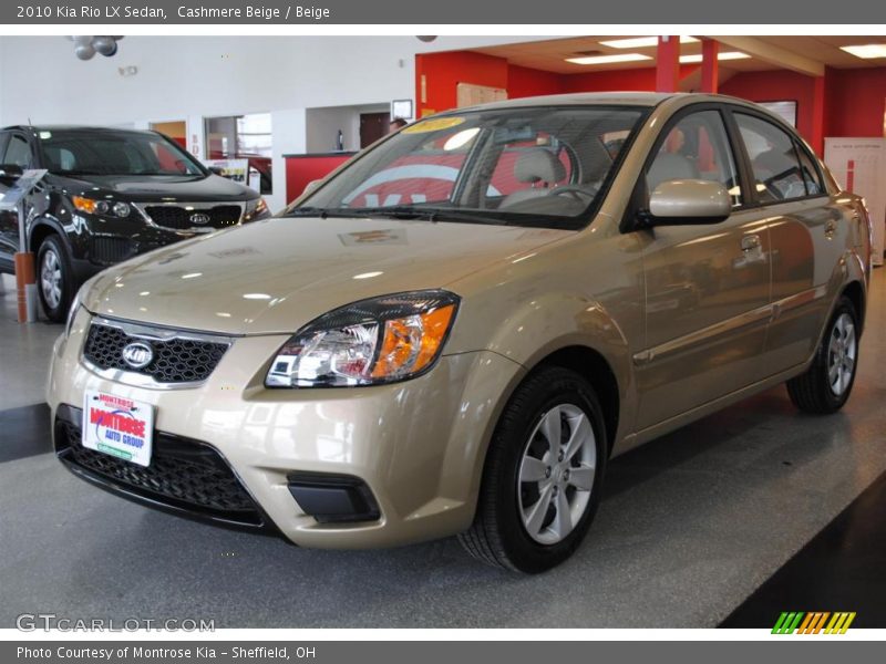 Cashmere Beige / Beige 2010 Kia Rio LX Sedan