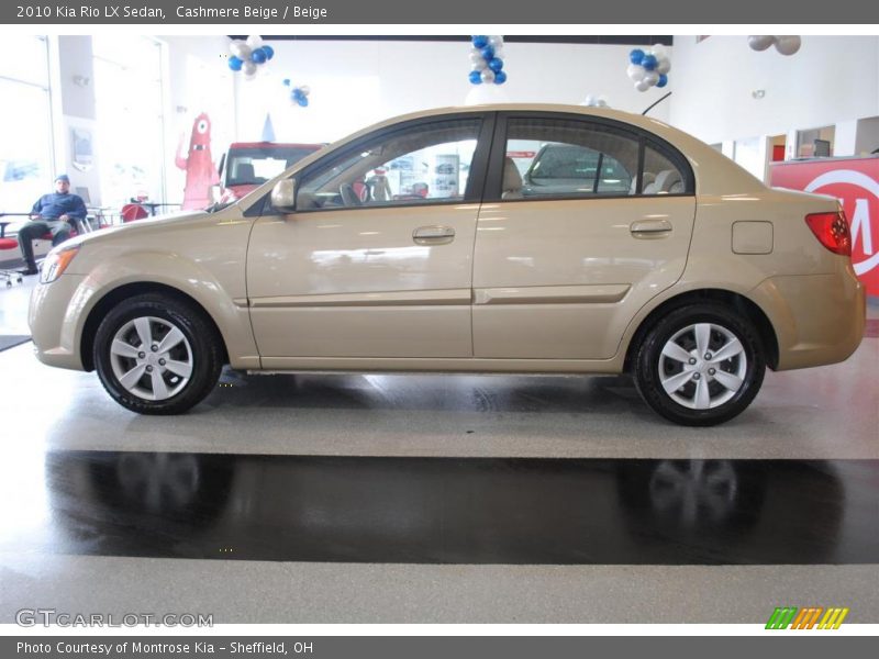 Cashmere Beige / Beige 2010 Kia Rio LX Sedan