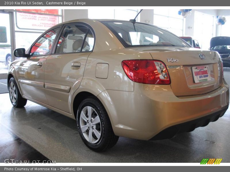 Cashmere Beige / Beige 2010 Kia Rio LX Sedan