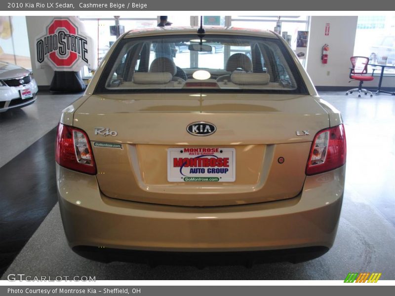 Cashmere Beige / Beige 2010 Kia Rio LX Sedan